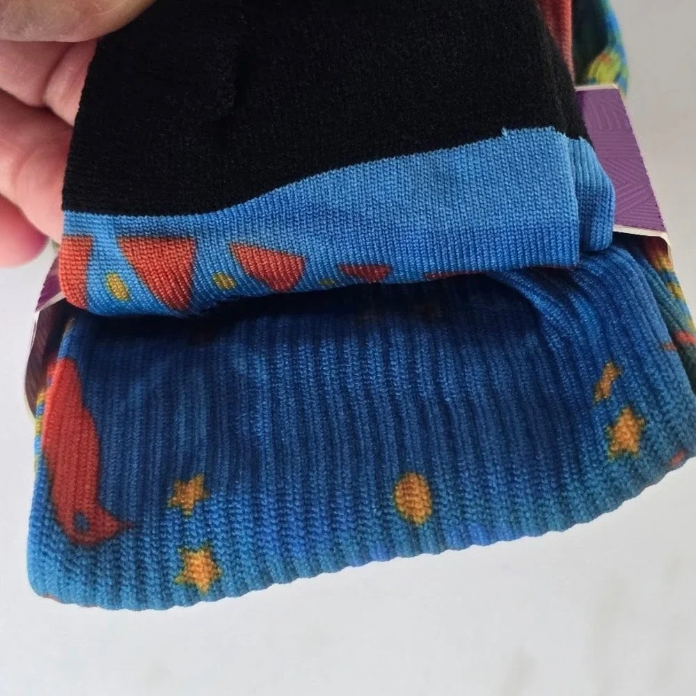 Crazy Compression Multicolor Socks‎ 2pk Graduated Performance Women XS Athletic